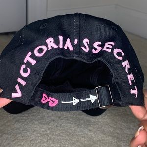 black PINK logo hat